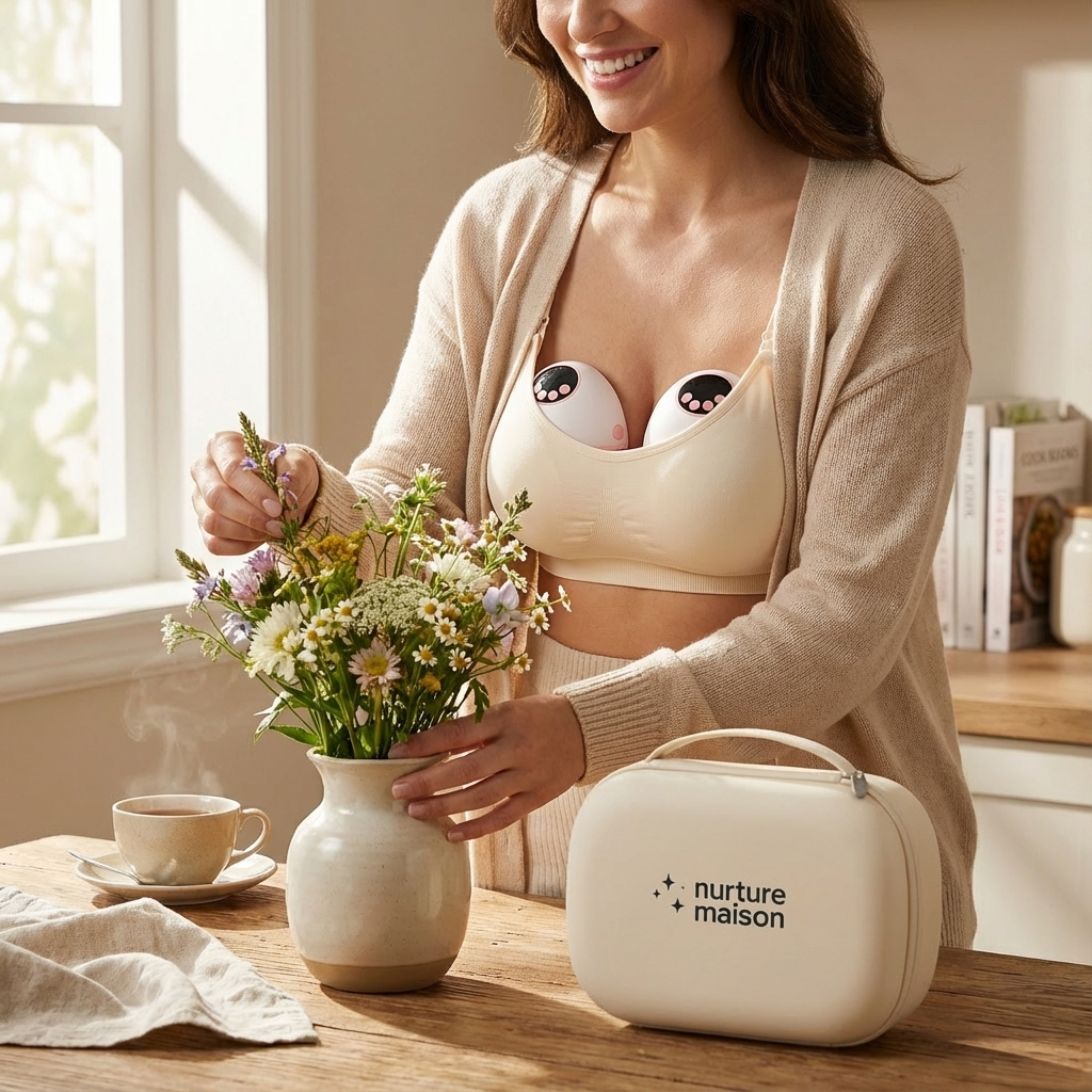 NurtureMaison Hands-Free Breast Pump